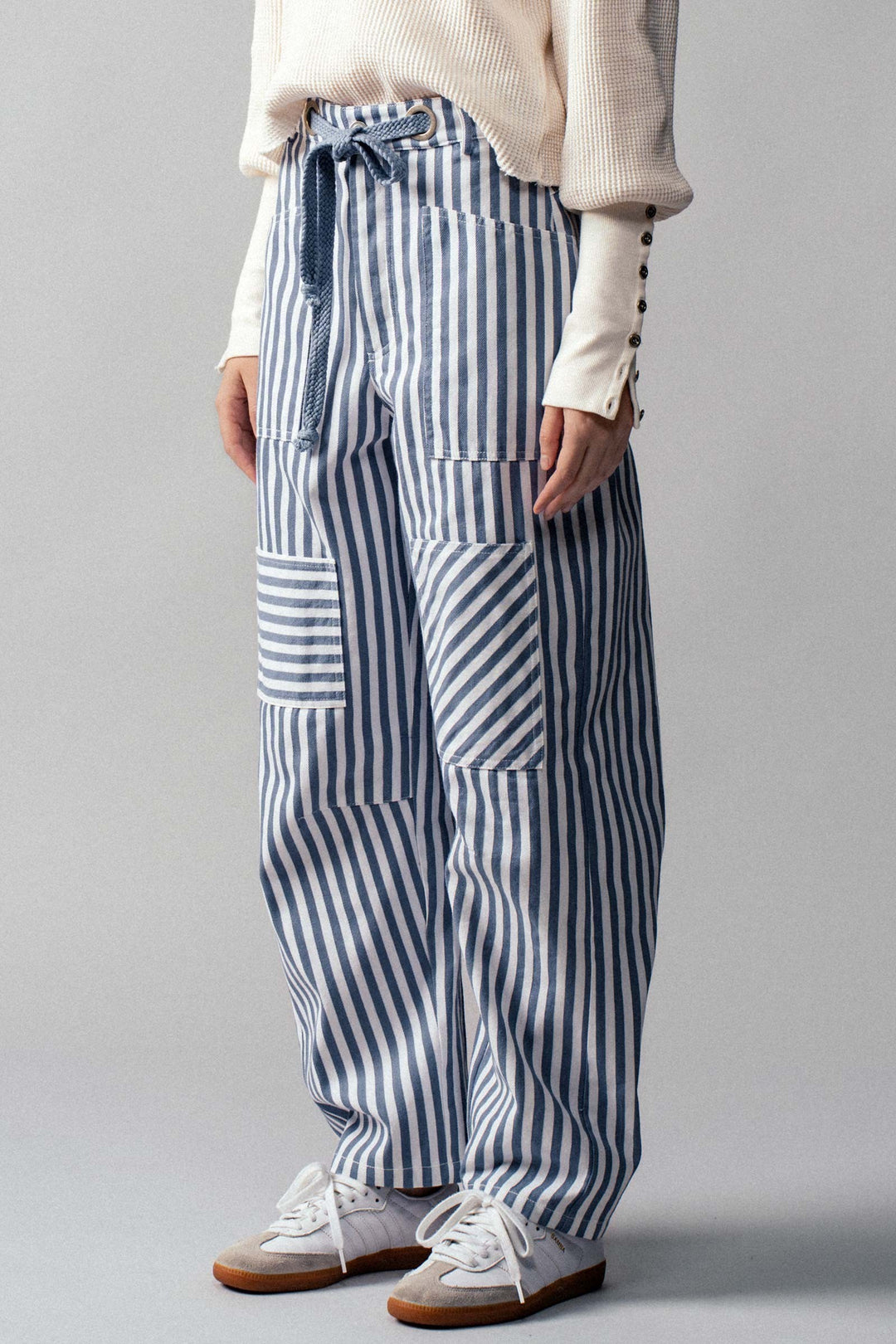 cabana stripe pants - blue (additional view)