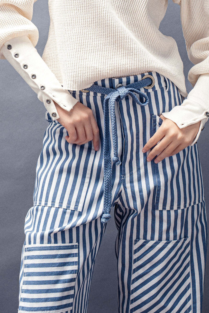 cabana stripe pants - blue (additional view)