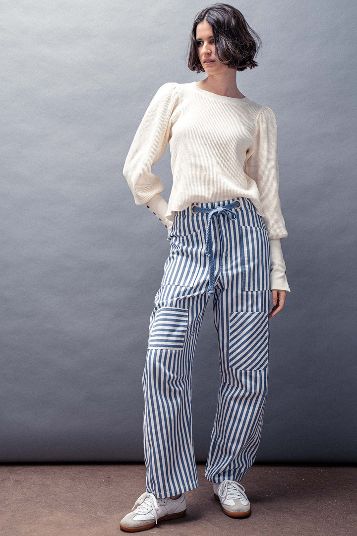 cabana stripe pants - blue (additional view)