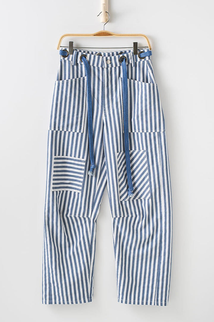 cabana stripe pants - blue (additional view)