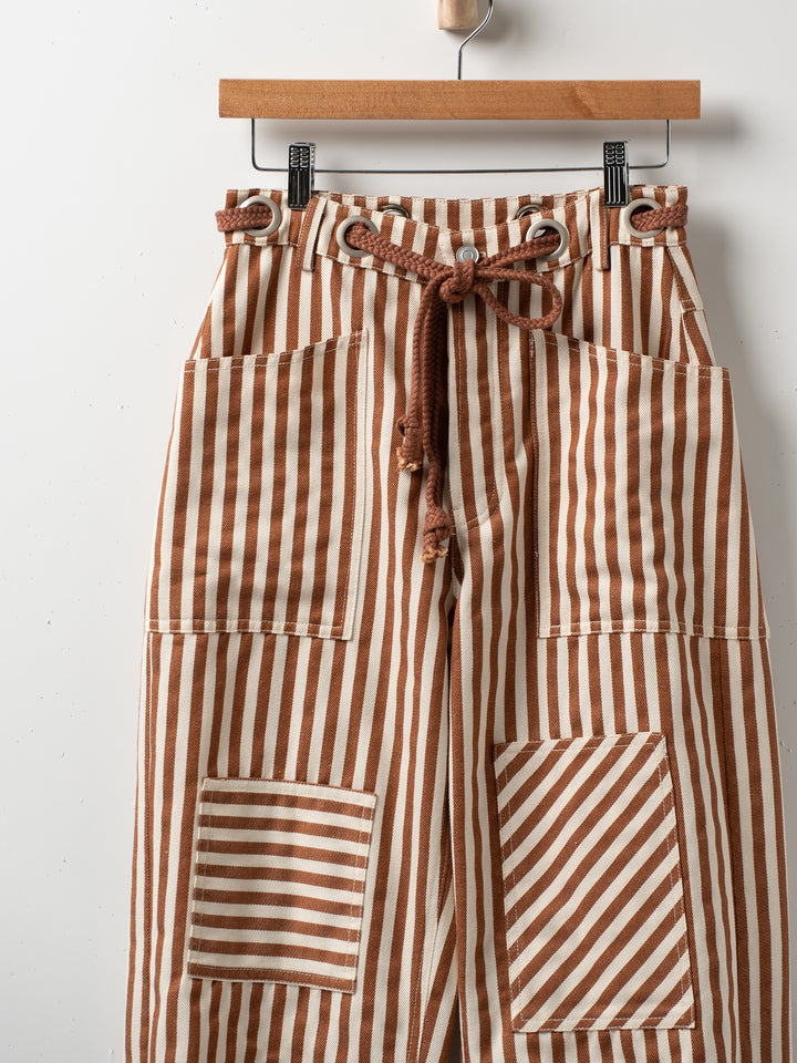 cabana stripe pants - taupe (additional view)