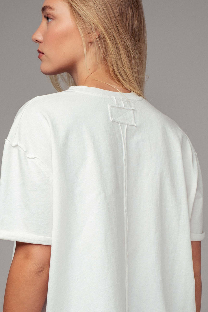 Garment-Dyed Boxy Summer Tee