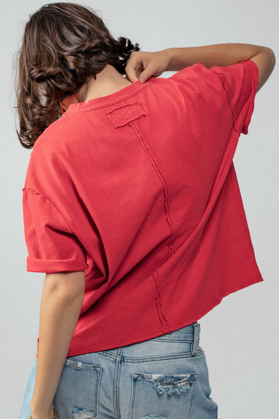 Garment-Dyed Boxy Summer Tee