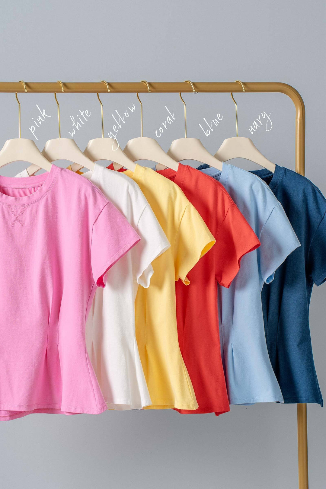 front pintuck mineral washed cotton tee - default (additional view)