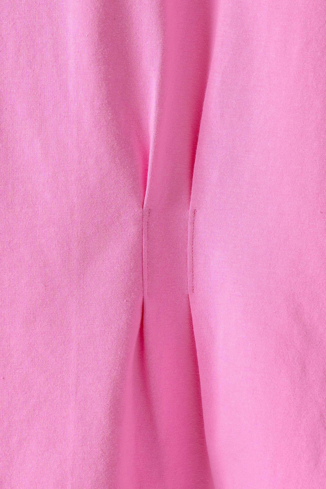 front pintuck mineral washed cotton tee - pink (additional view)