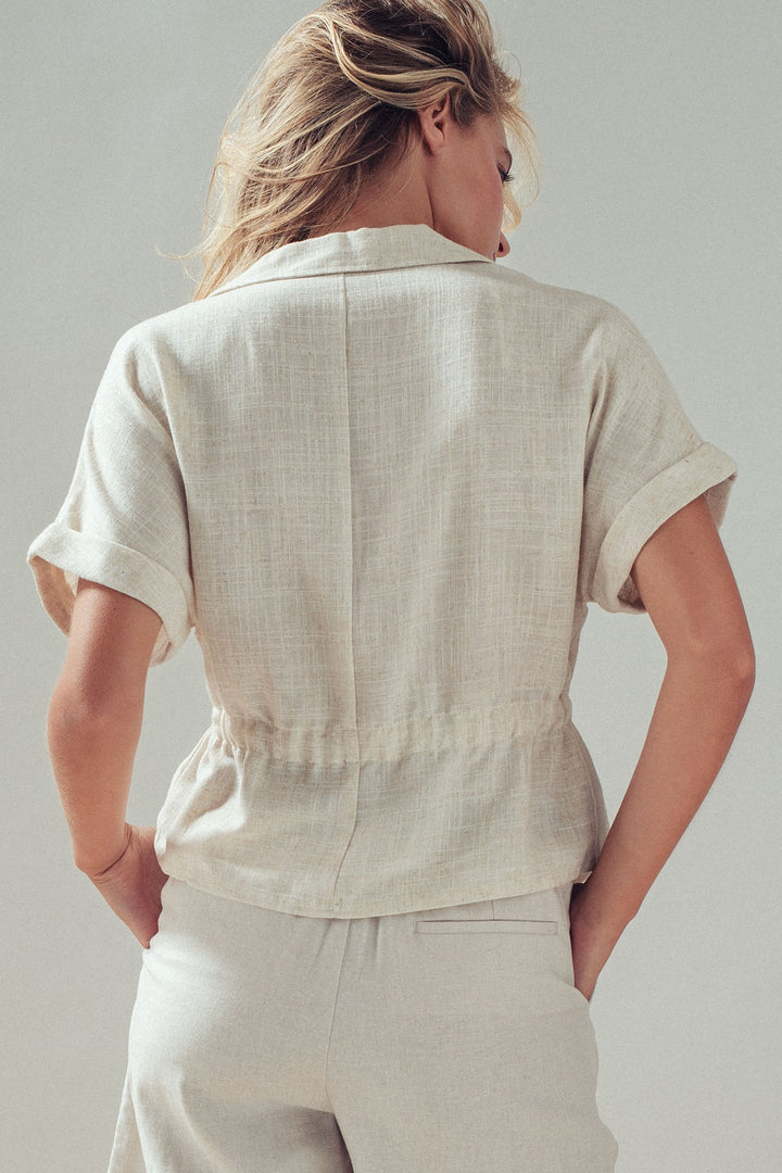 linen shirt - oatmeal (additional view)