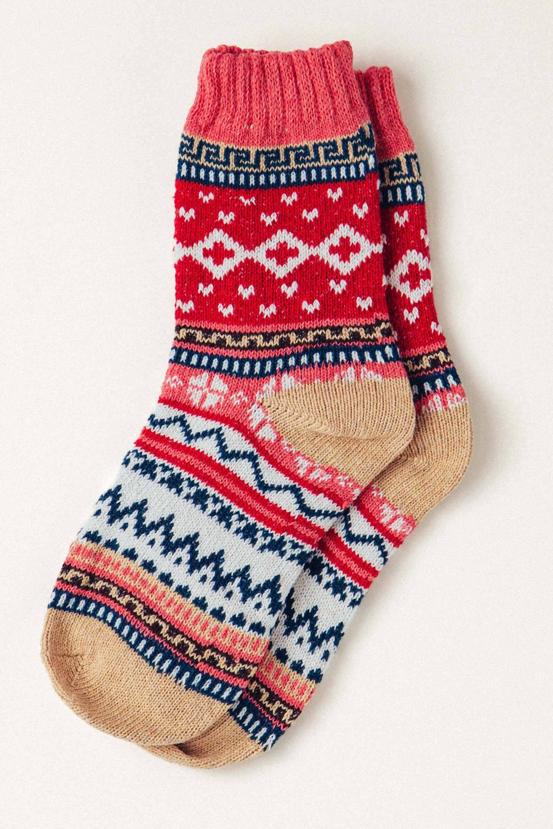 isle knit socks - assorted 10pairs (additional view)