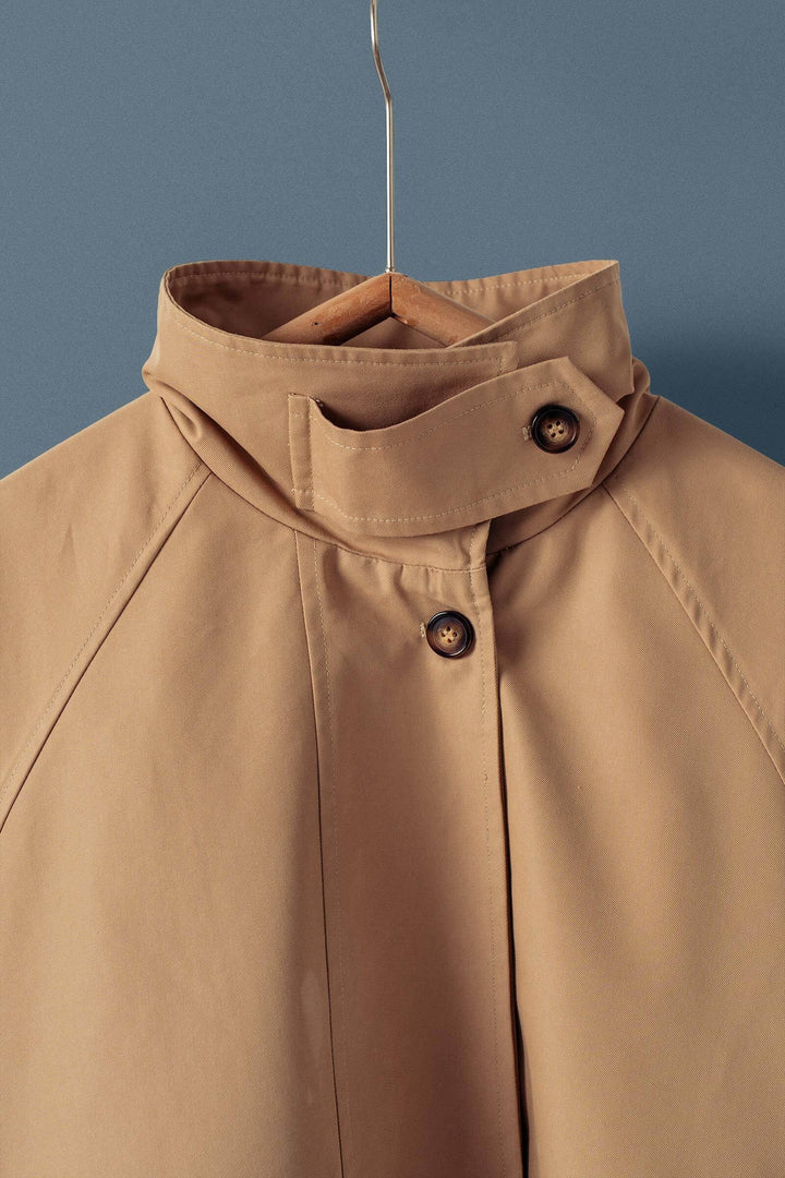 modern trench jacket - khaki (additional view)