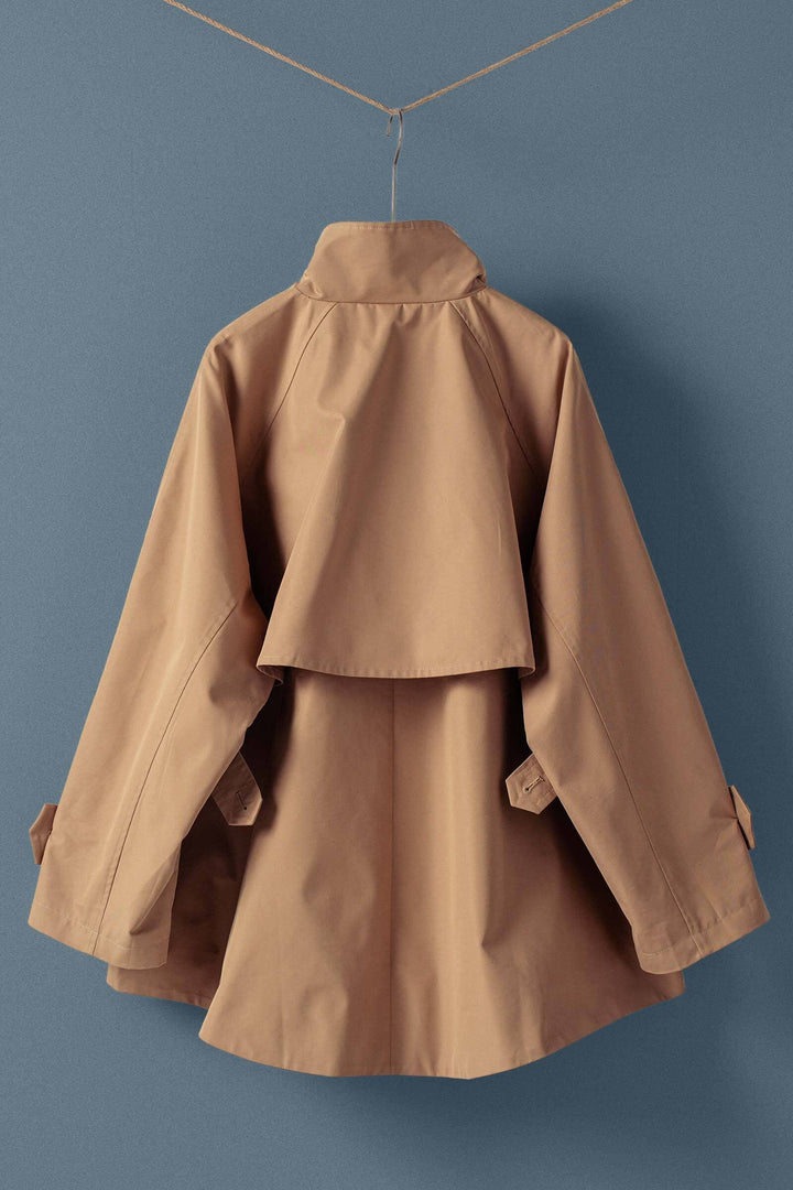 modern trench jacket - khaki (additional view)