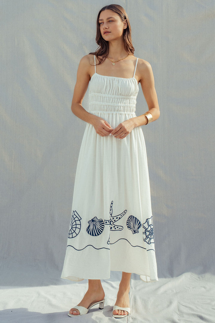 shores midi dress - white (additional view)