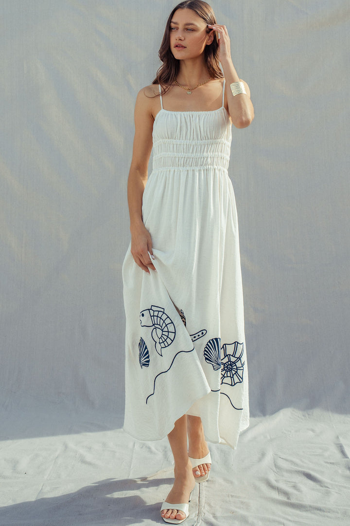 shores midi dress - white (additional view)