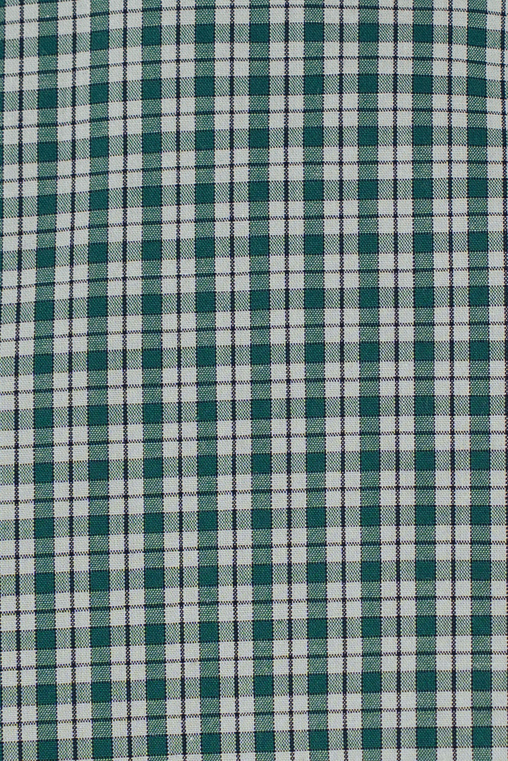 preppy gingham button up - green (additional view)