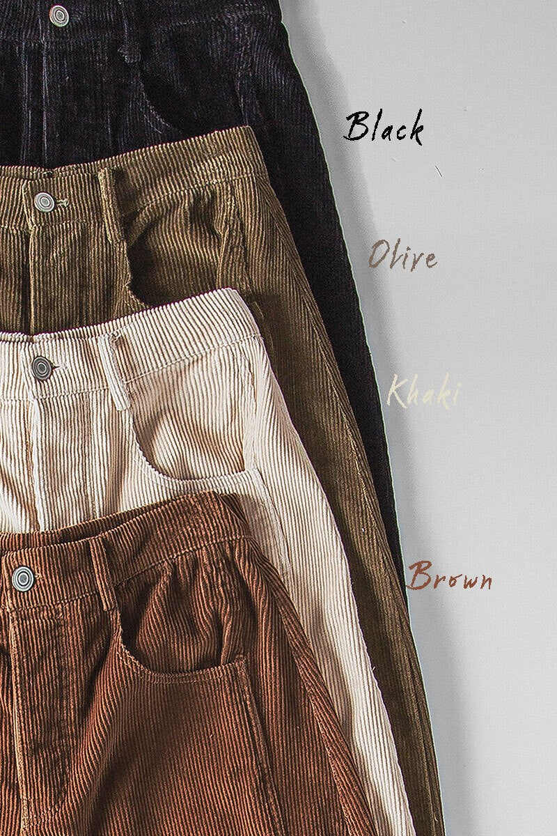 Corduroy Barrel Jeans | wholesale pants | Trend Notes