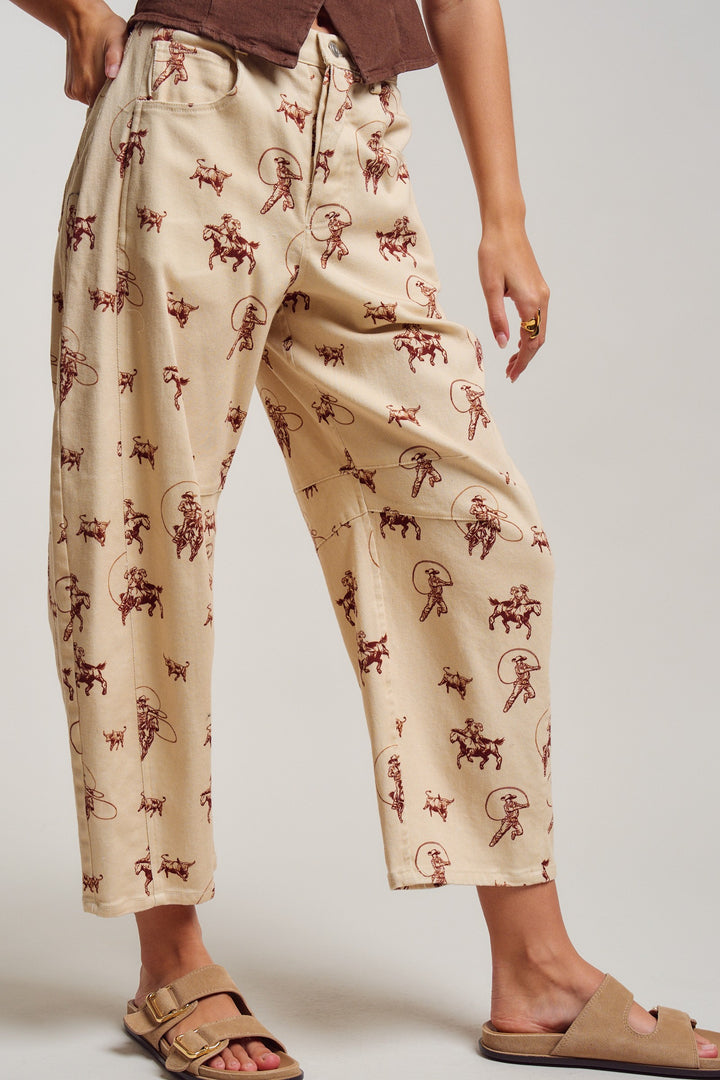 roundup barrel pants - lt khaki (additional view)