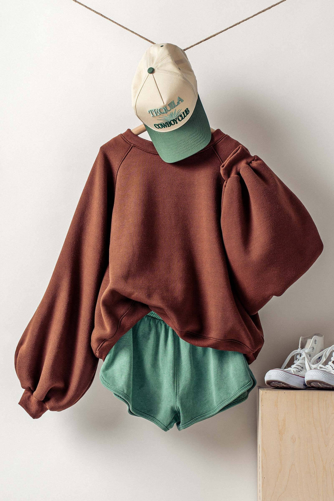Balloon Sleeve Sweatshirt