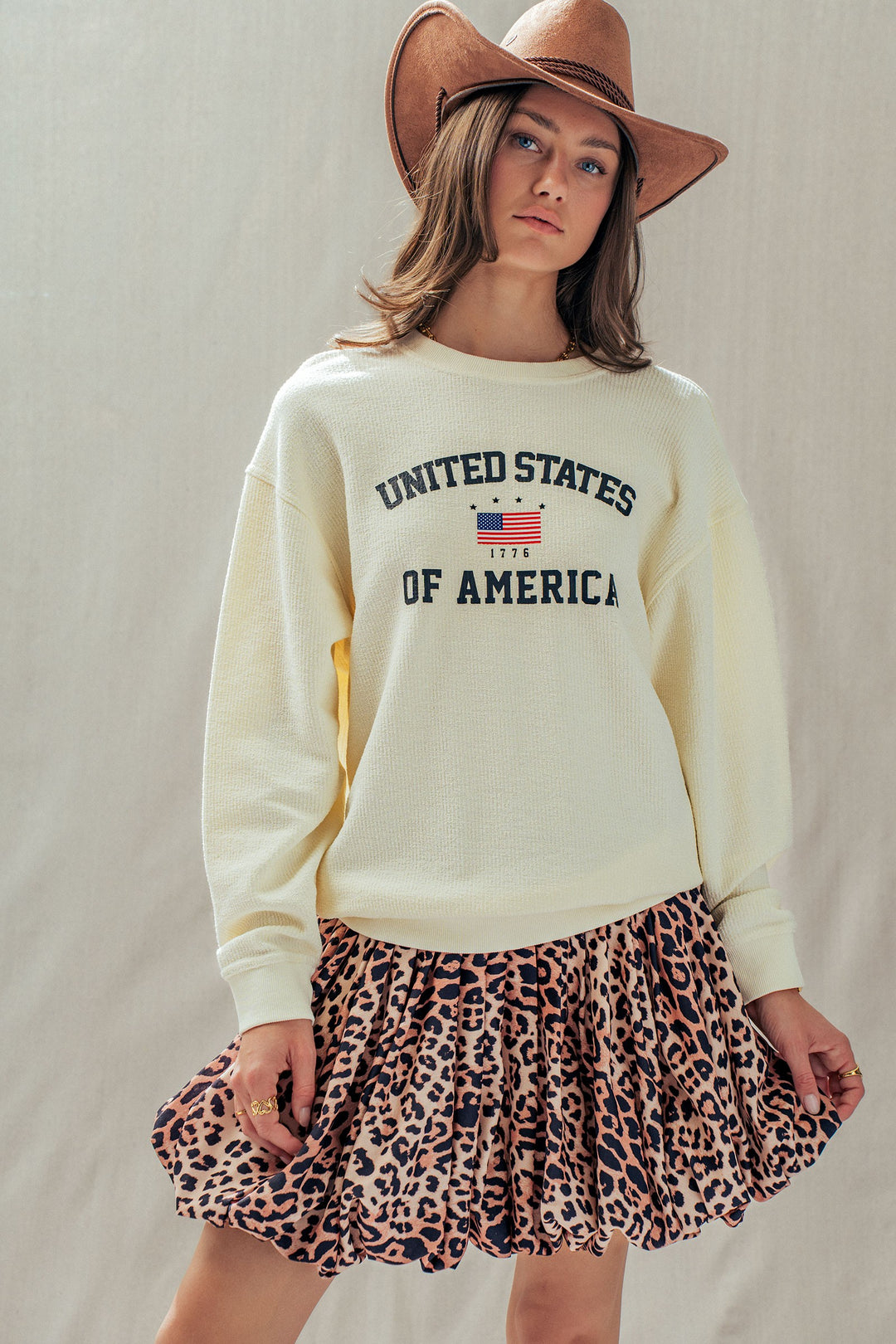 heritage sweatshirt - ivory