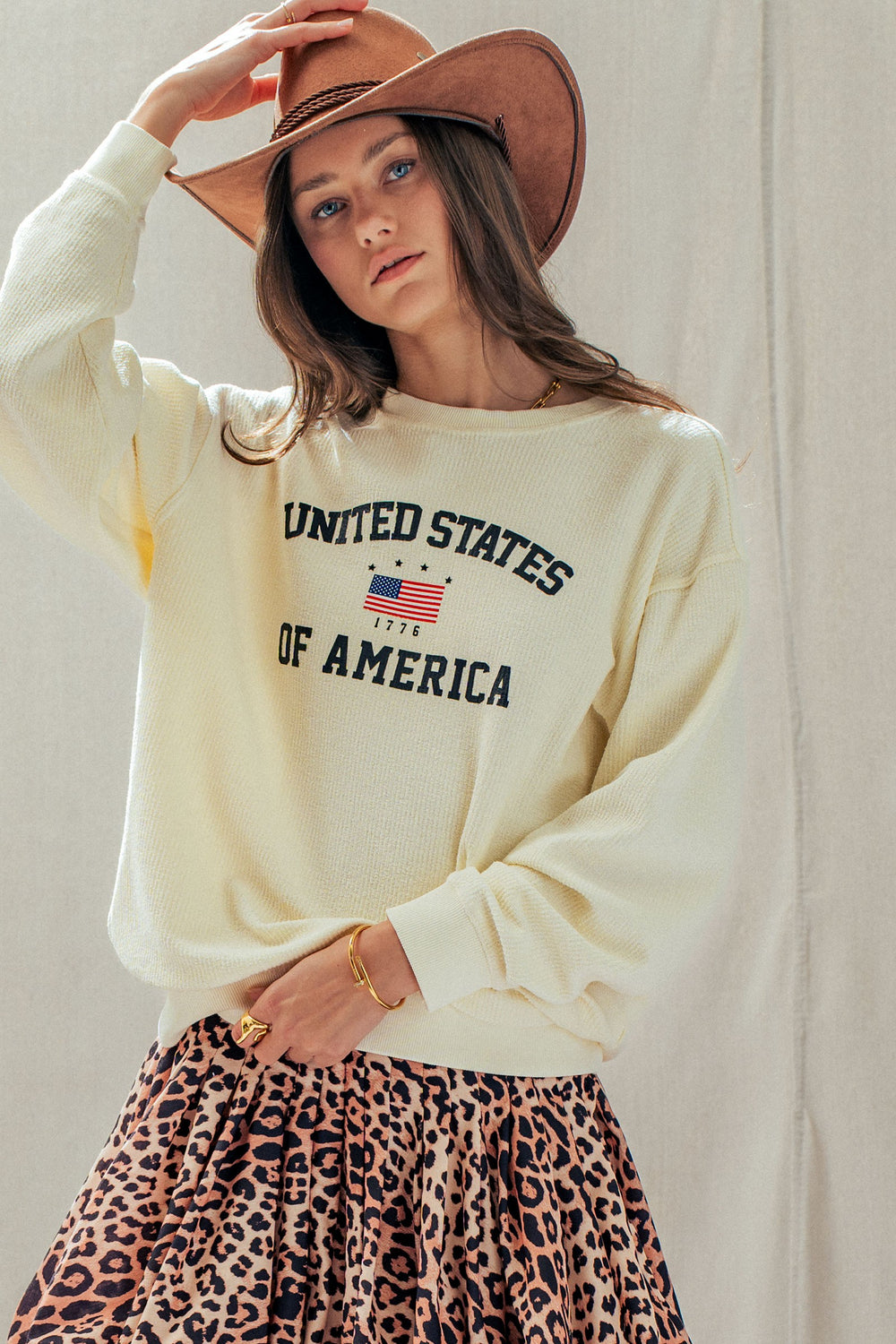 heritage sweatshirt - ivory (additional view)