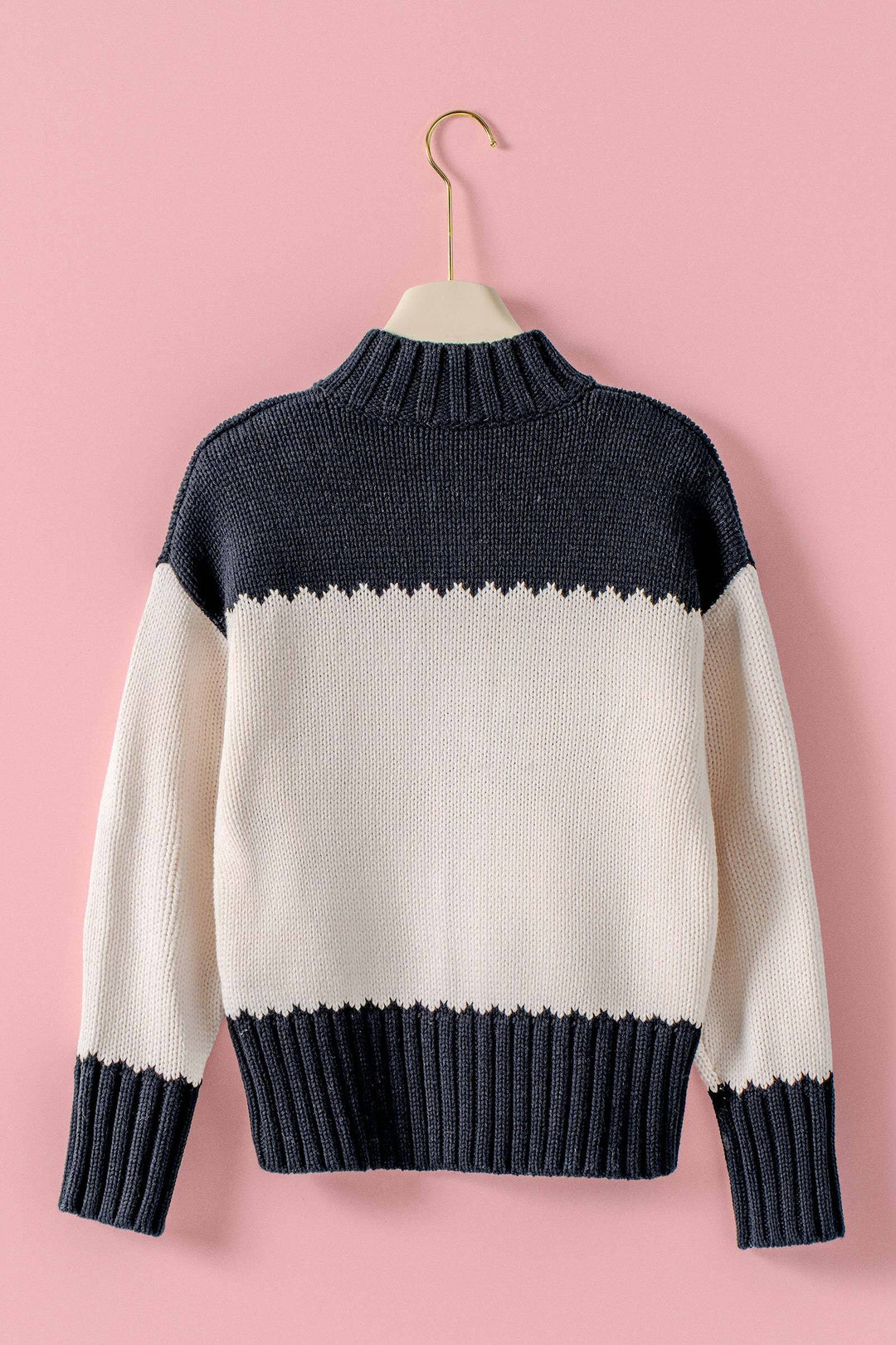 rodeo wild horses western cardigan - ivory black (additional view)