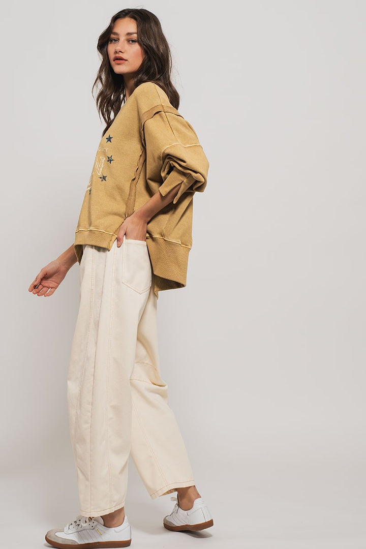 Vintage Western Born Free Boho Casual Top