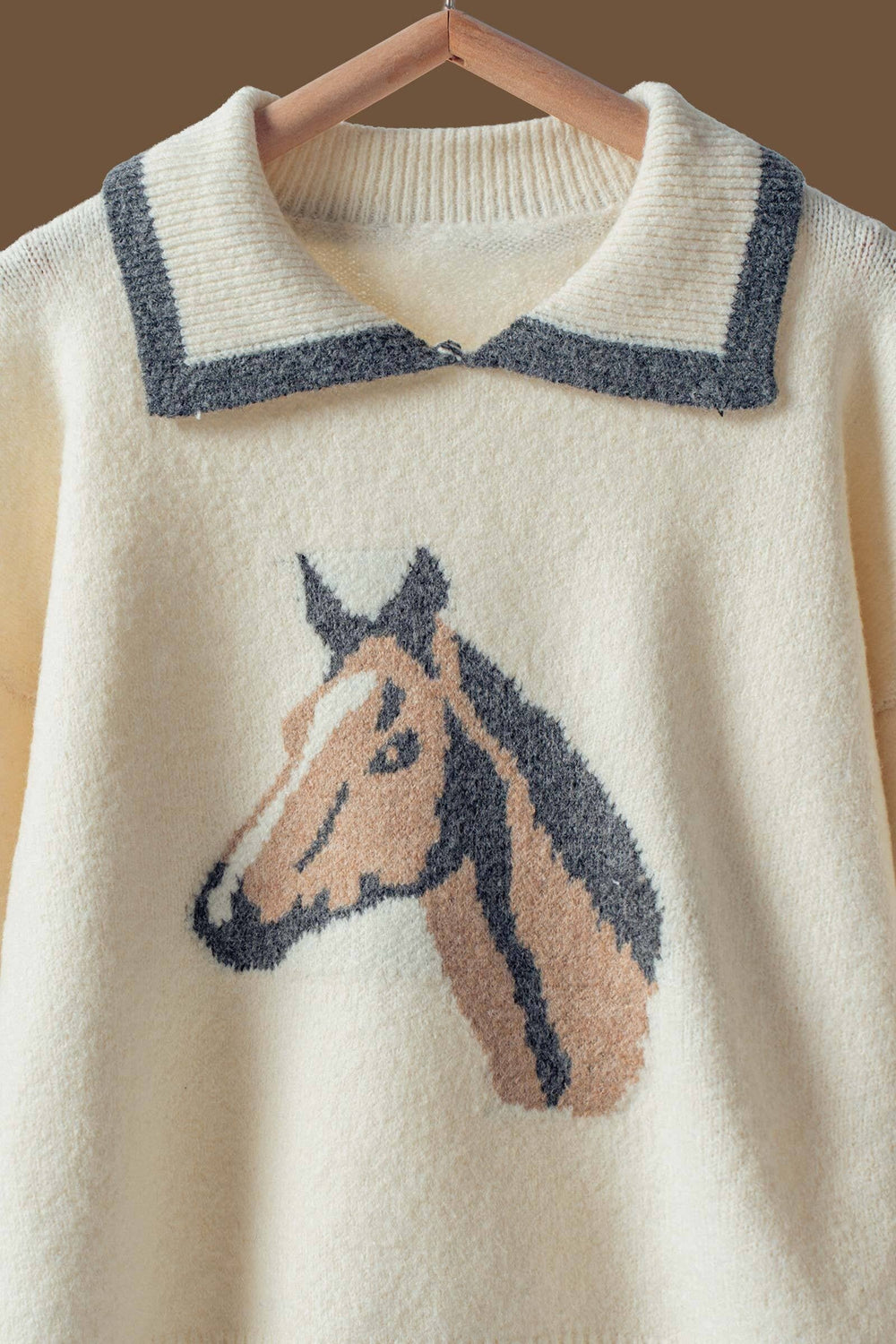 Horse Graphic Knit Sweater, additional view