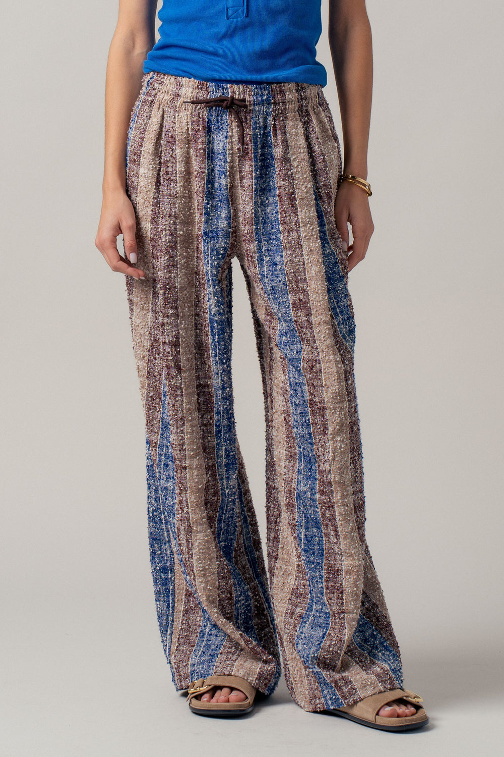 stripe pant - blue multi (additional view)
