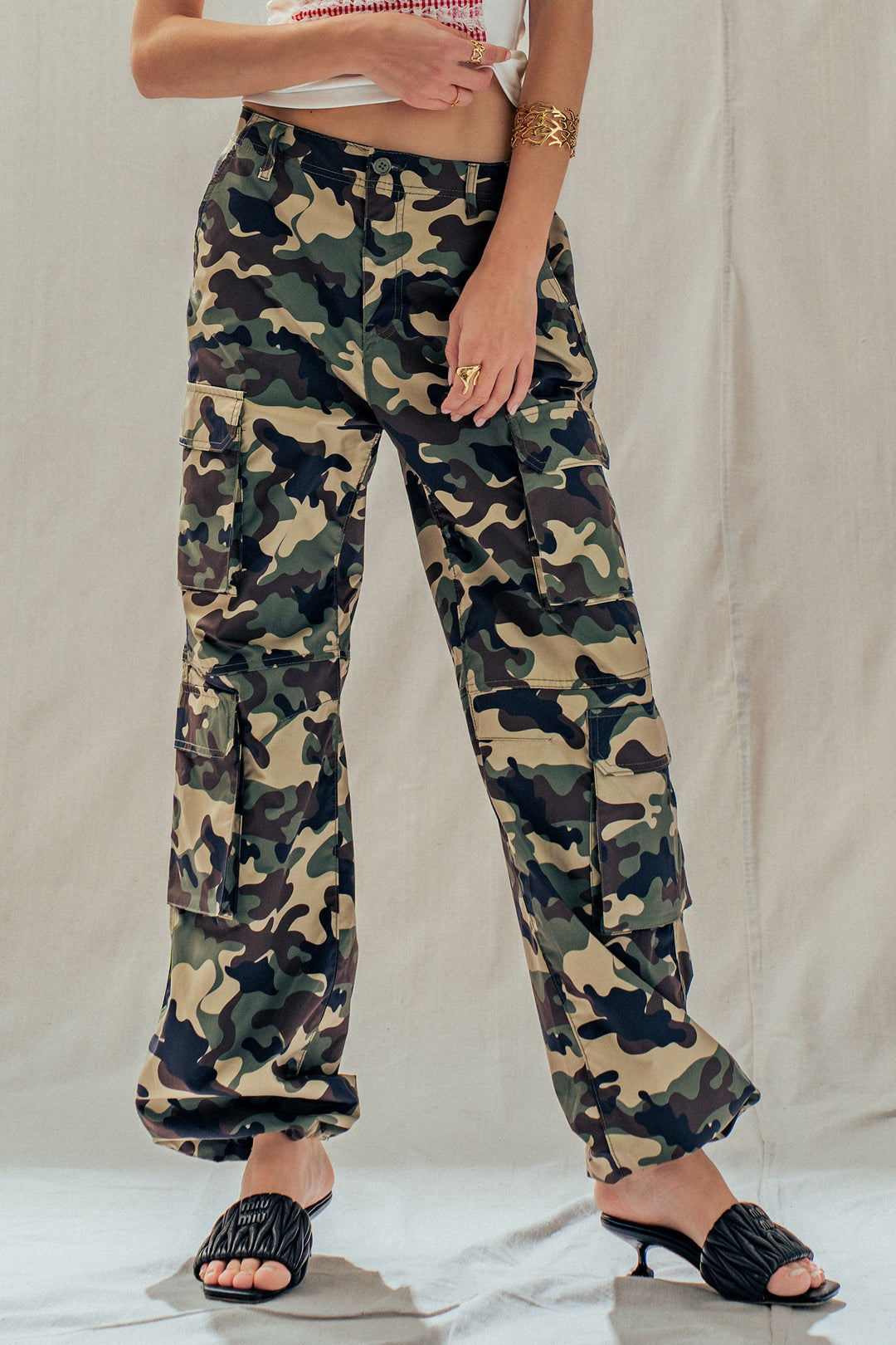 nomad terrain camo cargo pant - army