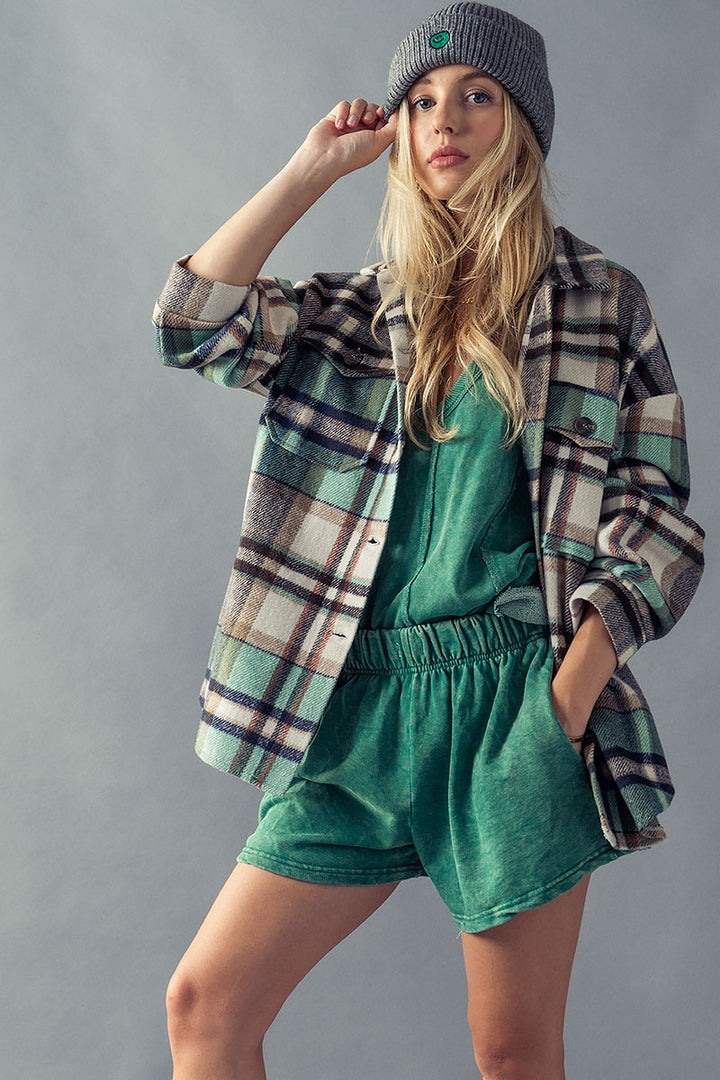 Cozy Knit Beanie w Embroidered Smiley Patch Design