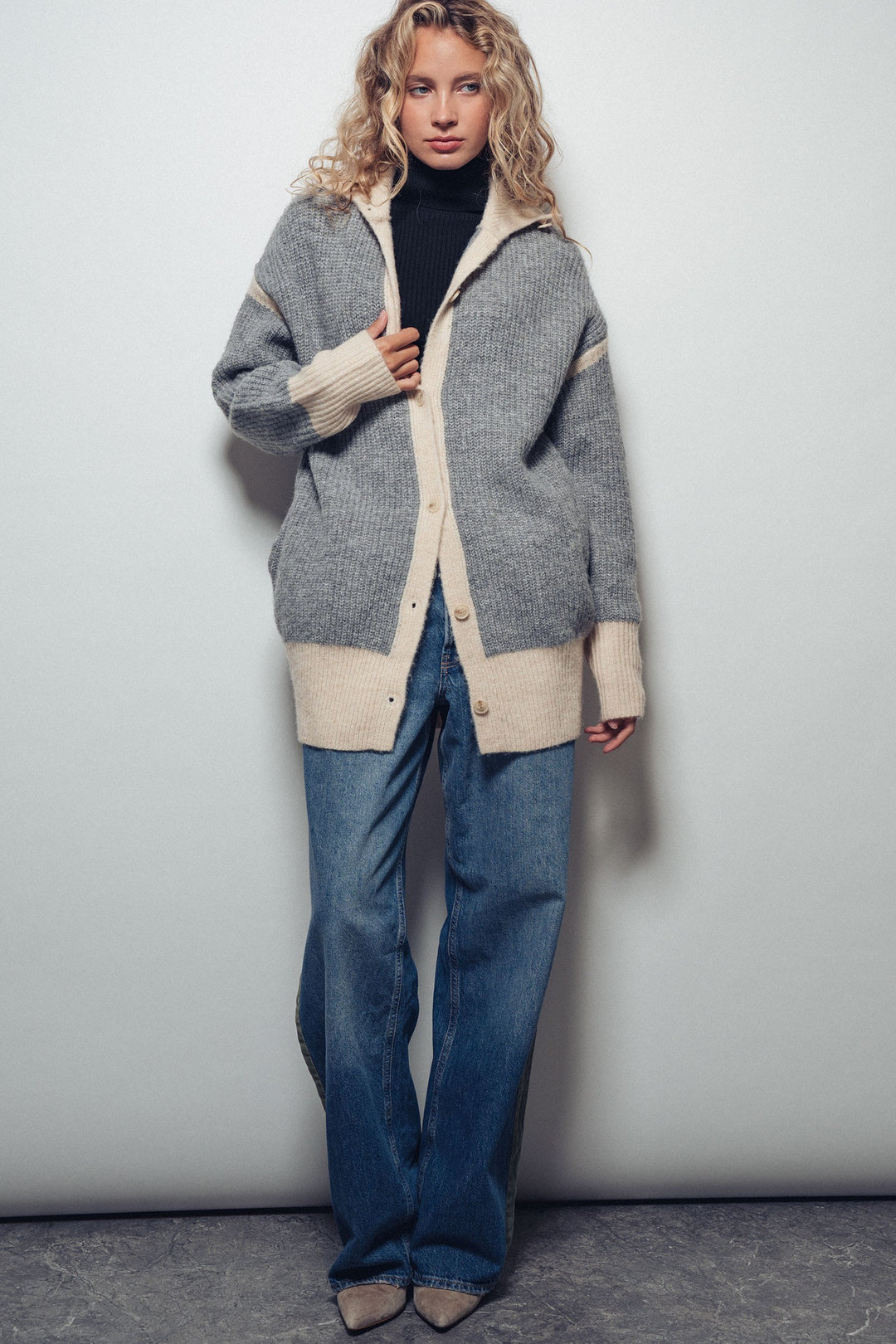Mystic Meadow Collared Boho Cardigan | wholesale sweaters & cardigans | Trend Notes