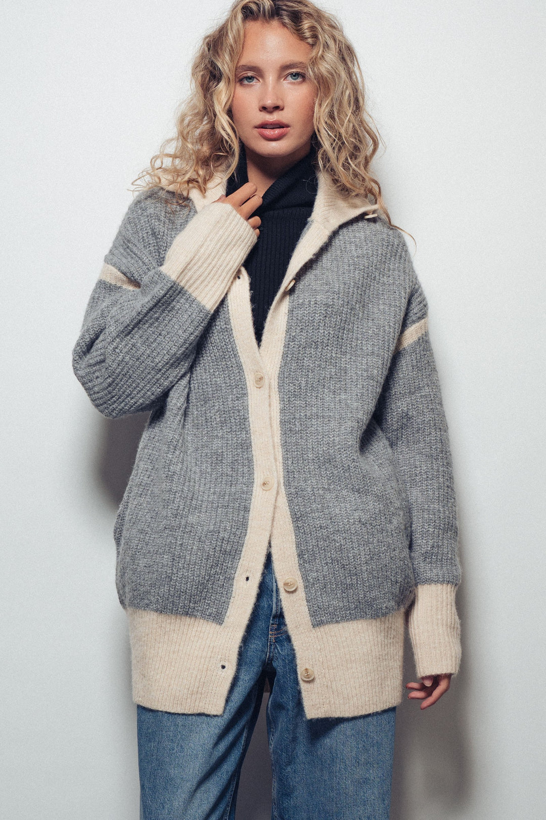Mystic Meadow Collared Boho Cardigan | wholesale sweaters & cardigans | Trend Notes