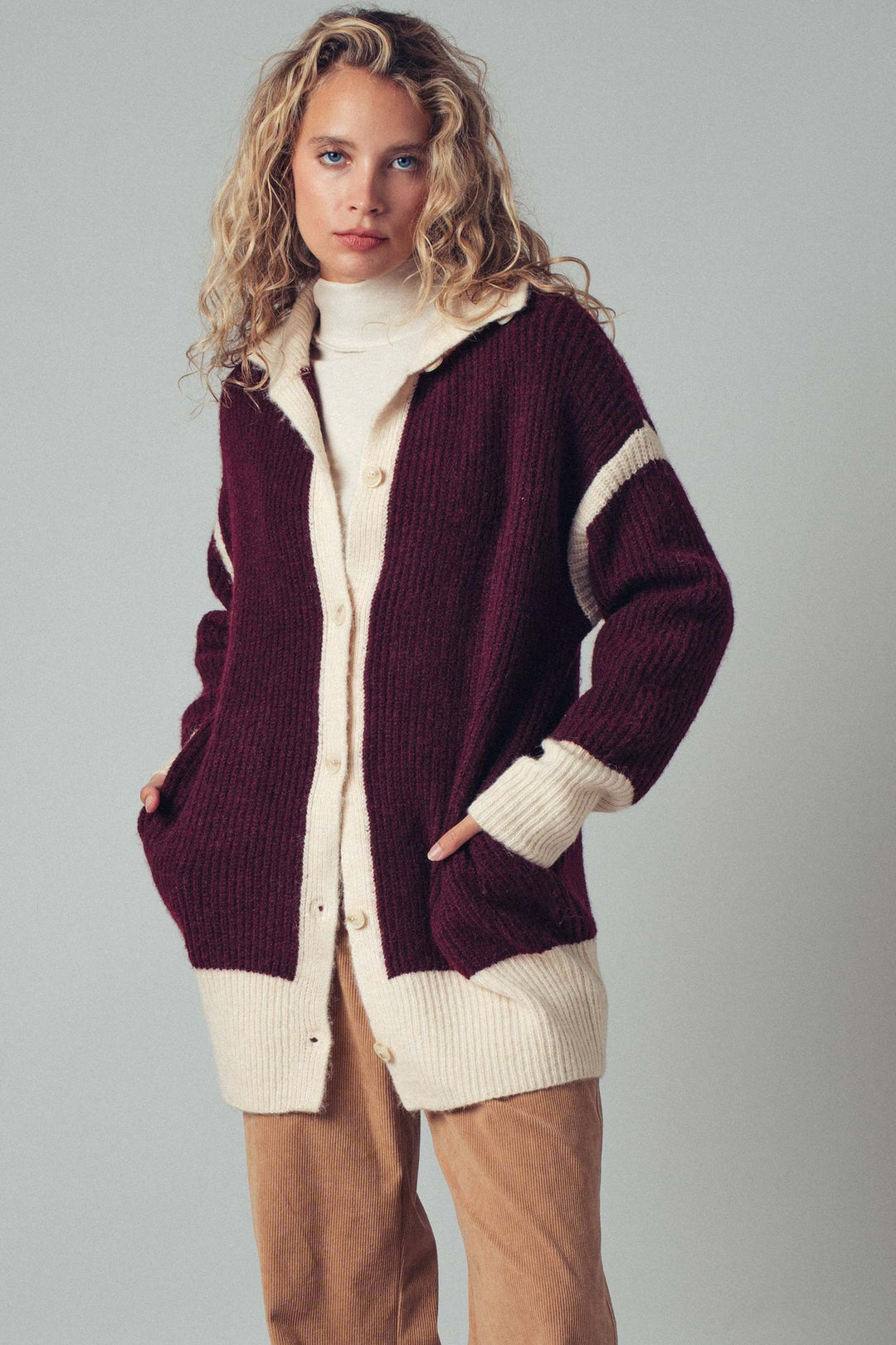 Mystic Meadow Collared Boho Cardigan | wholesale sweaters & cardigans | Trend Notes