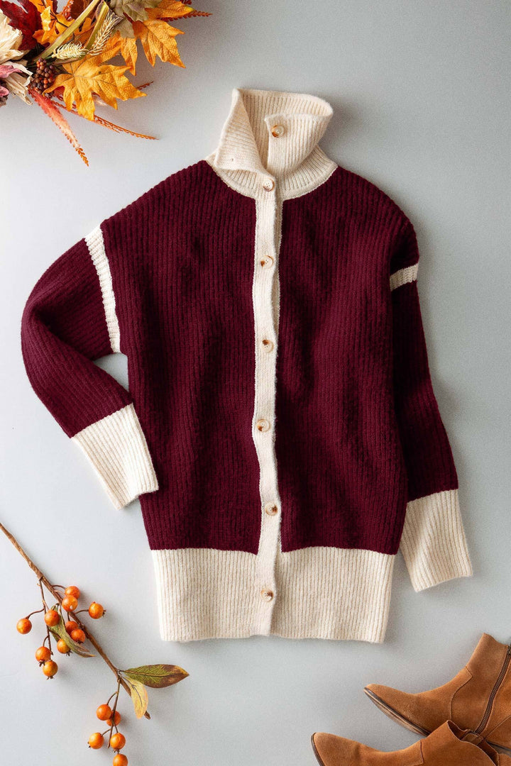 Mystic Meadow Collared Boho Cardigan | wholesale sweaters & cardigans | Trend Notes