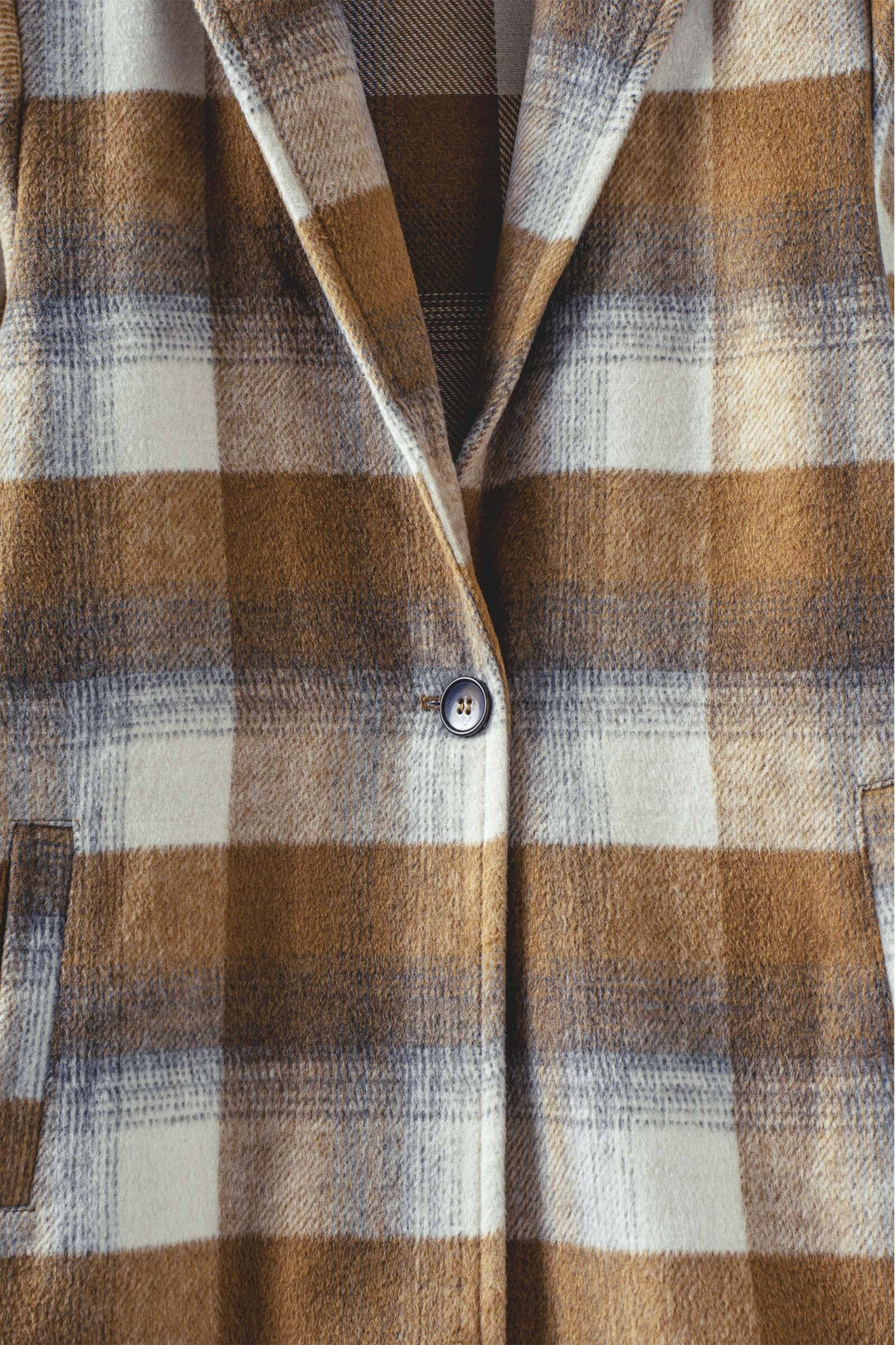 single breasted coat - camel (additional view)