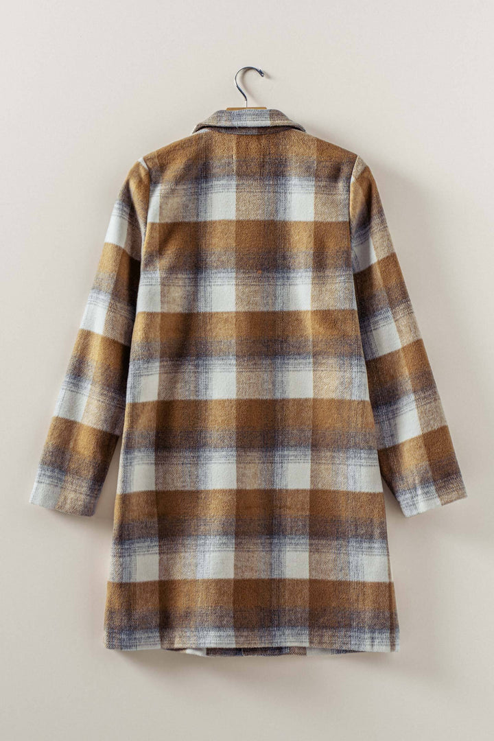 single breasted coat - camel (additional view)