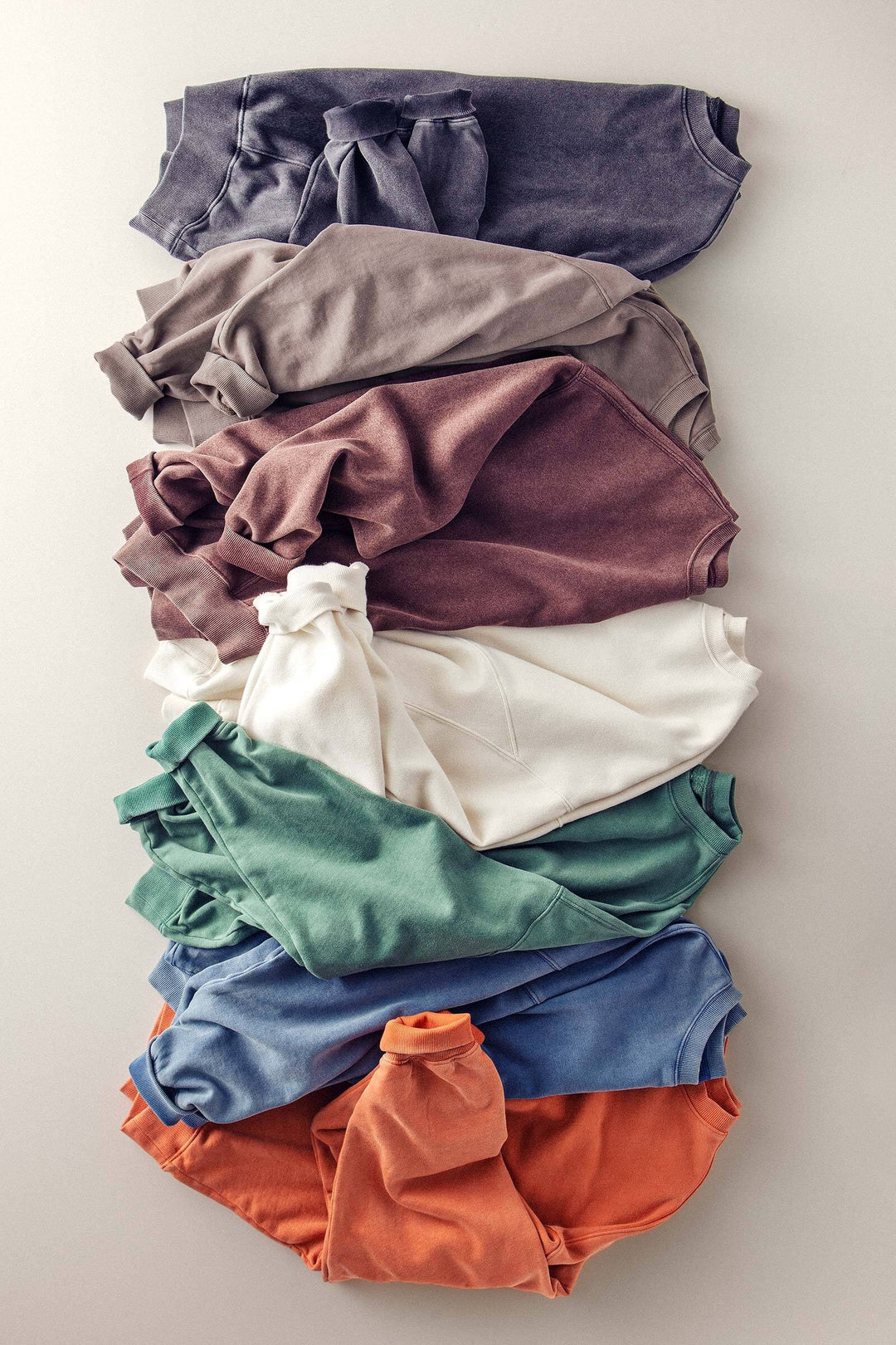 pigment washed sweatshirt top - default