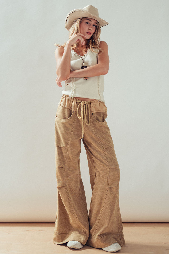 fringe knit tank top - ivory (additional view)