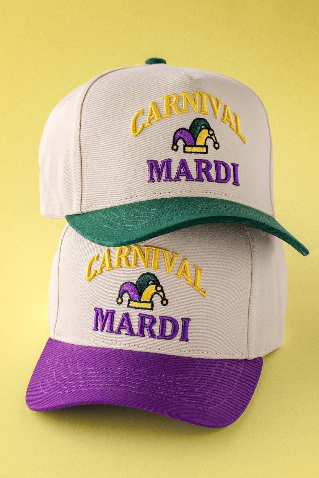mardi embroidered trucker hat - default