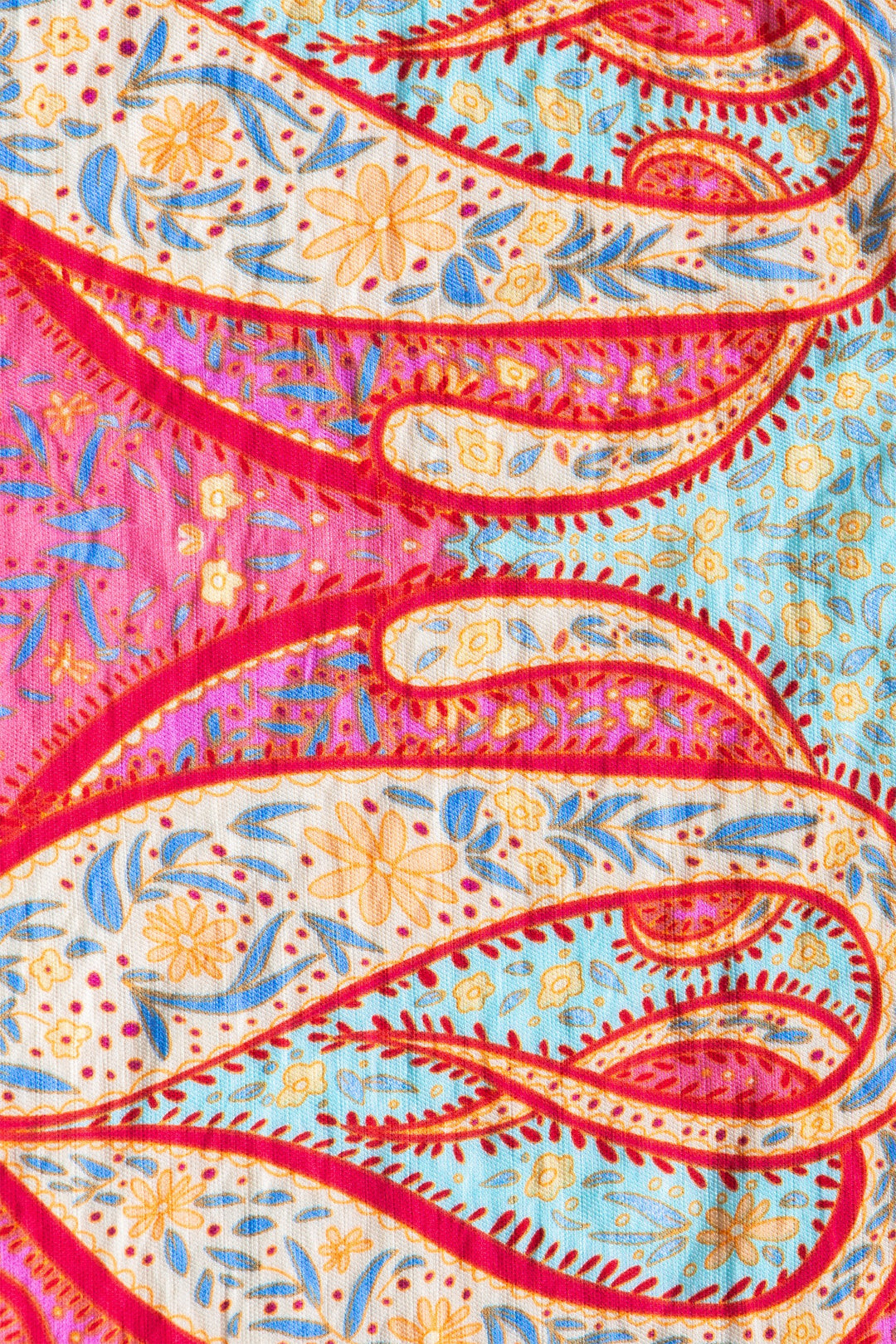 0924-4682 | Sunset Paisley Wide-Leg Palazzo Pants