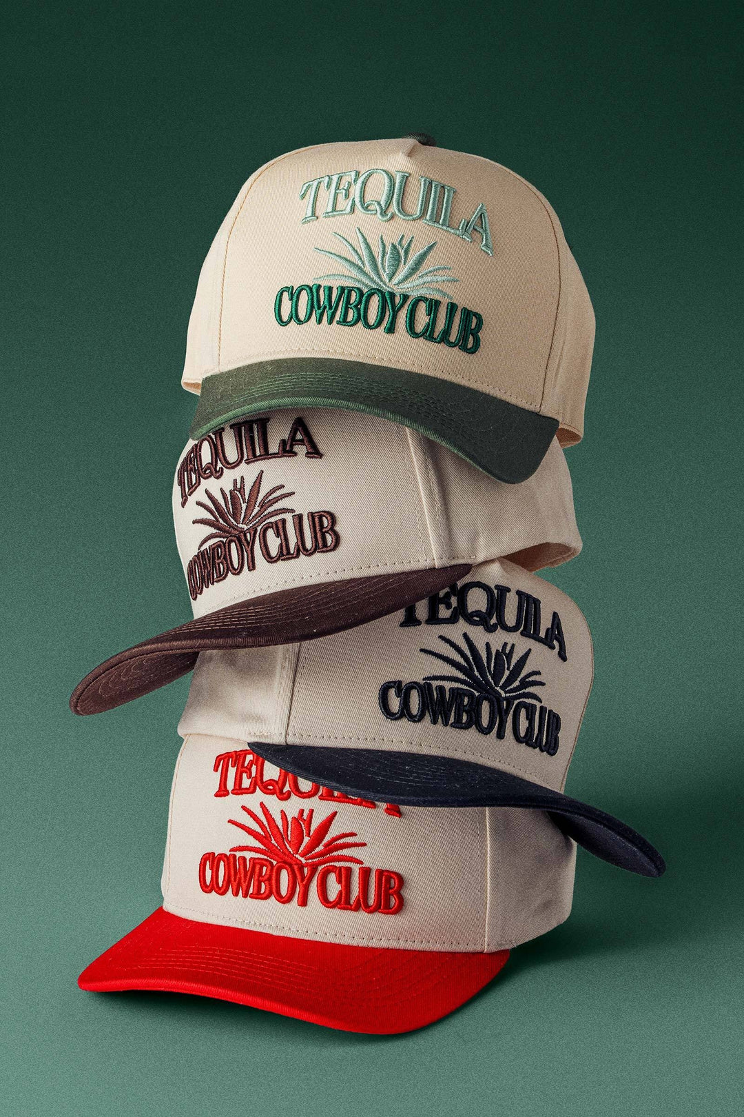 c tequila cowboy club embroidered trucker hat - default