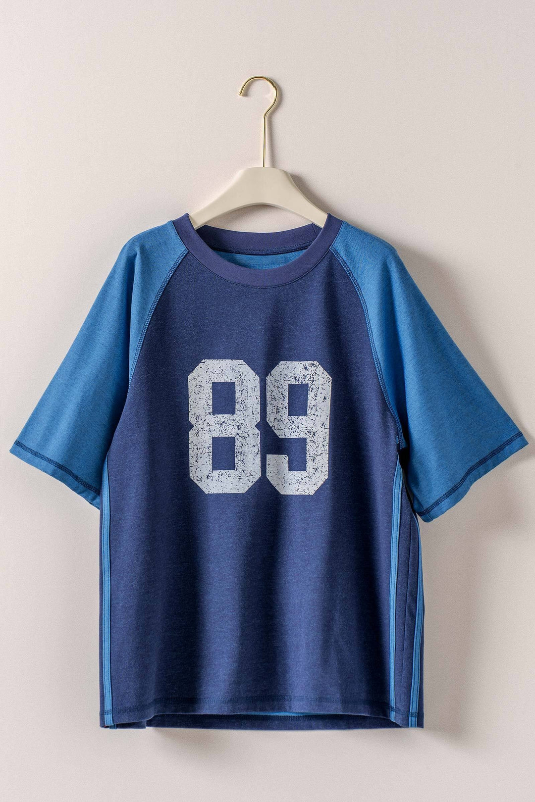 vintage varsity graphic tee - navy blue (additional view)