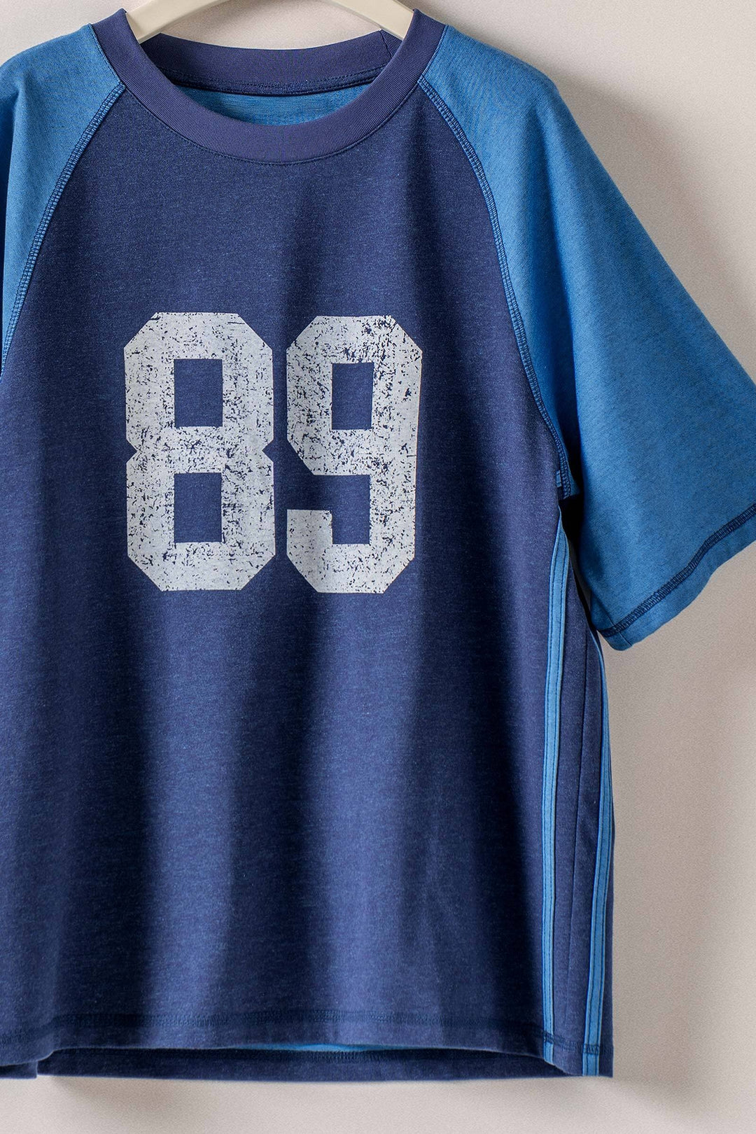 vintage varsity graphic tee - navy blue (additional view)