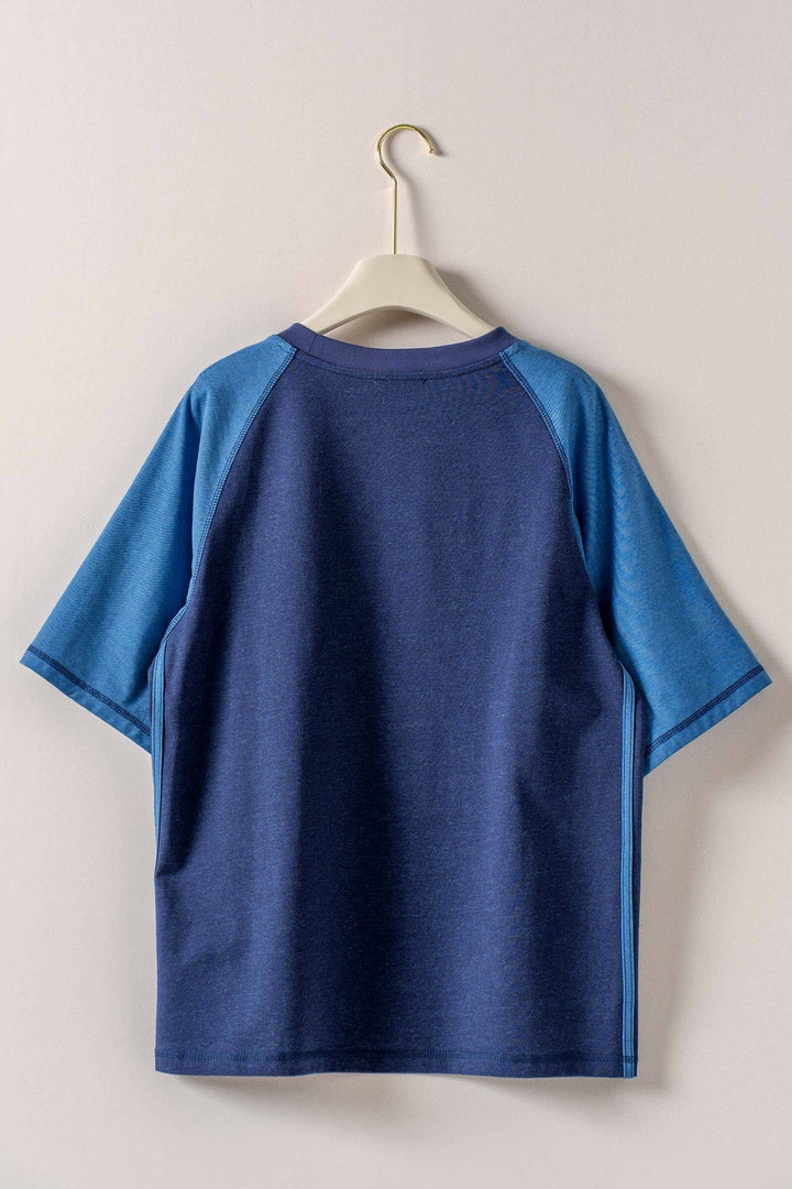 vintage varsity graphic tee - navy blue (additional view)