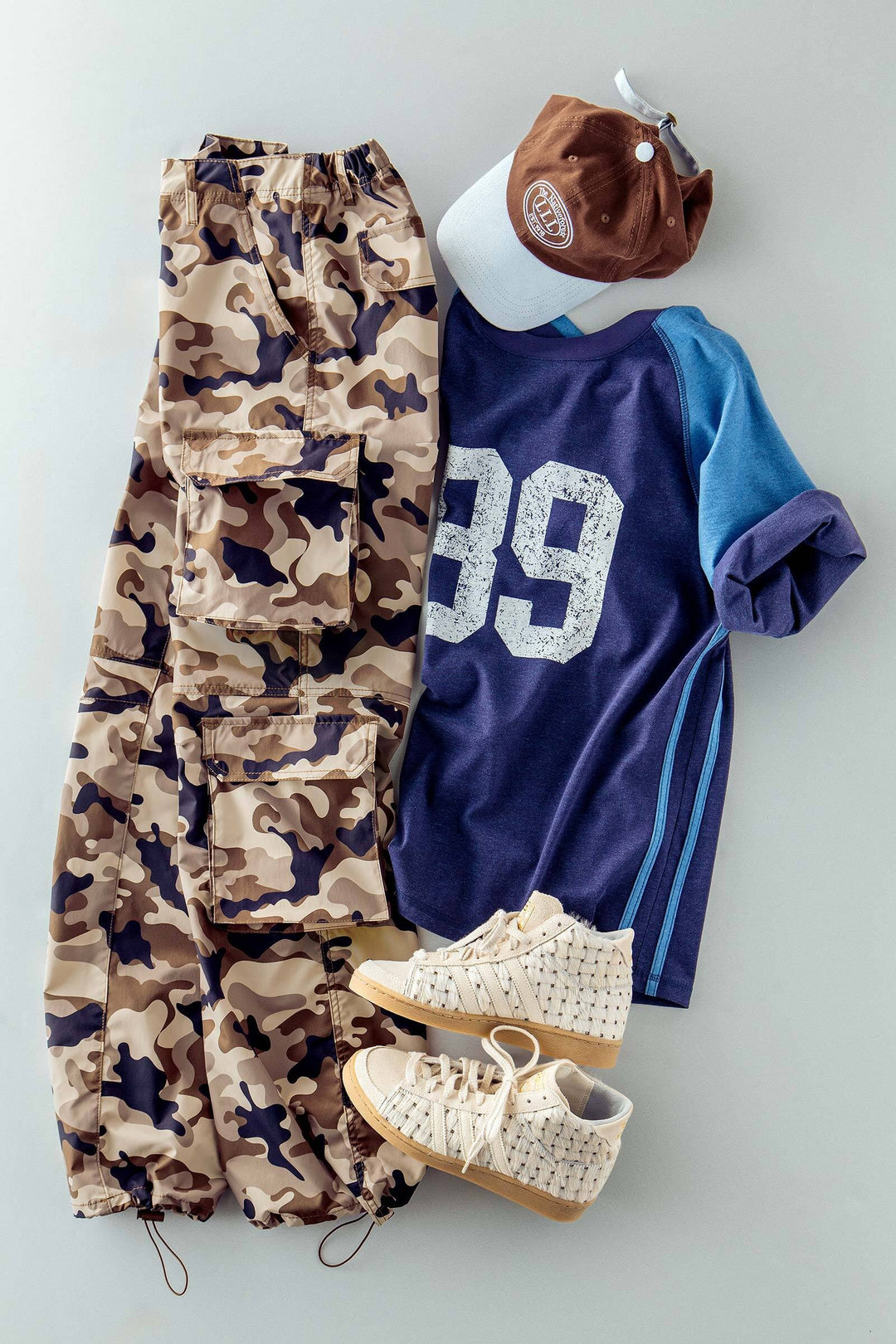 vintage varsity graphic tee - navy blue (additional view)