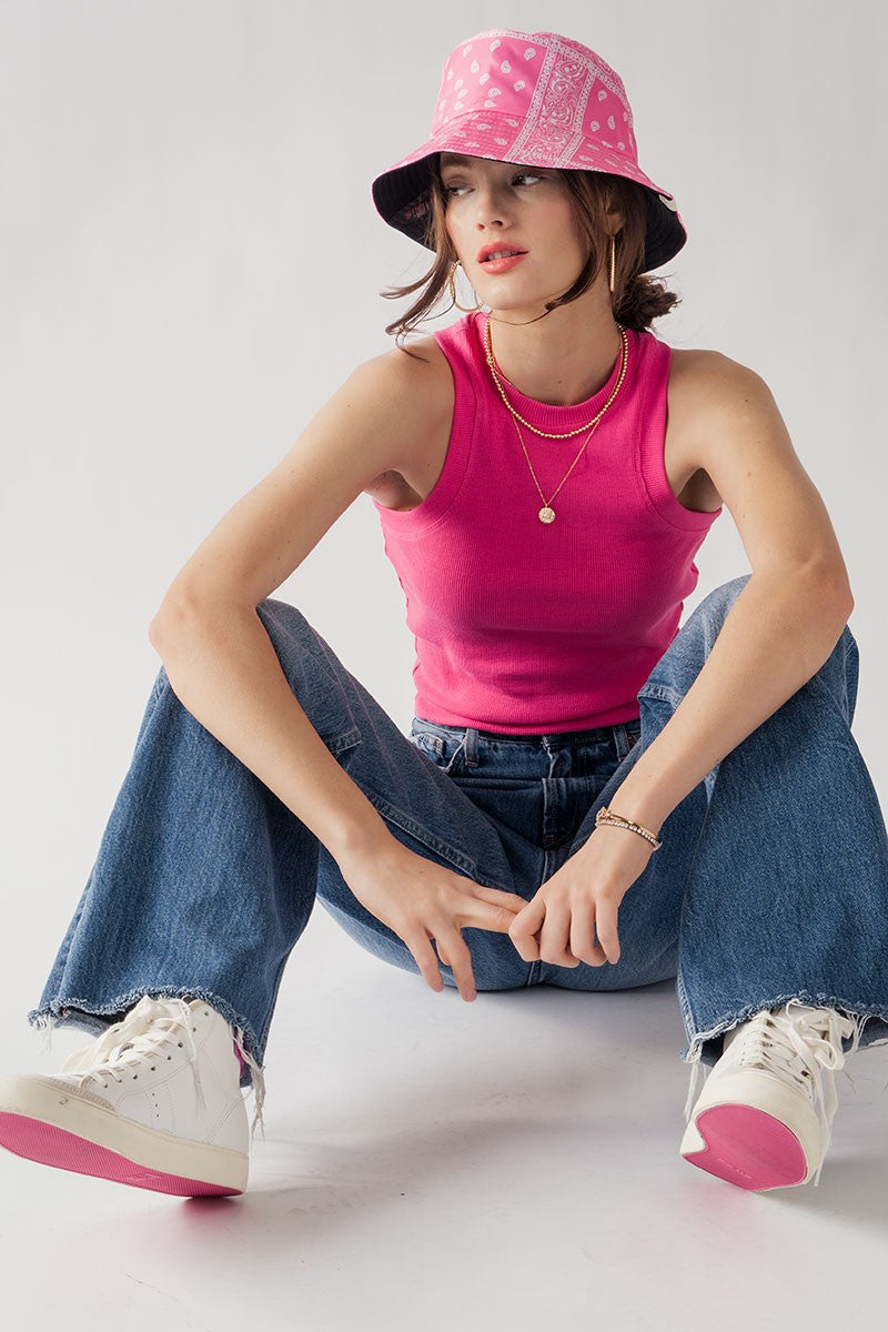 KATE WANDERLUST BUCKET HAT in Pink - Women's Wholesale Bucket Hats | Trend Notes