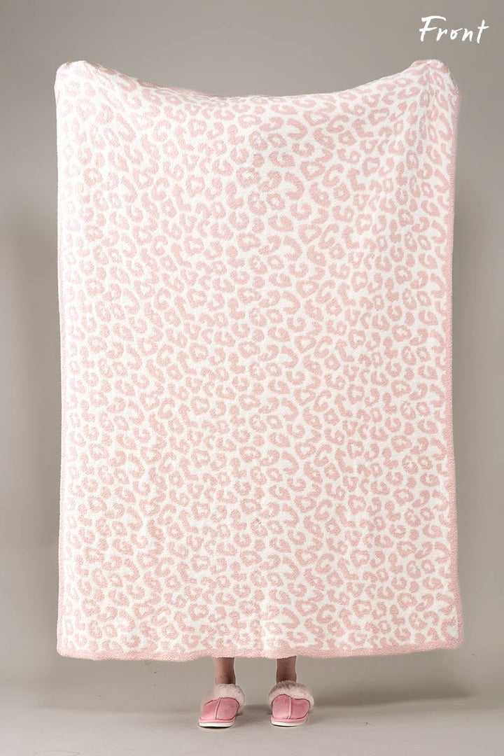 Animal Print Pastel Princess Blanket in Pink - Women's Wholesale Duvets & Blankets | Trend Notes