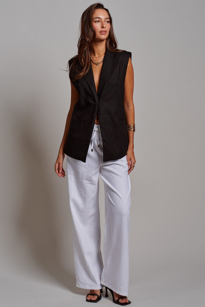 Riviera Tailored Vest in Black - Women's Wholesale Fashion | Trend Notes