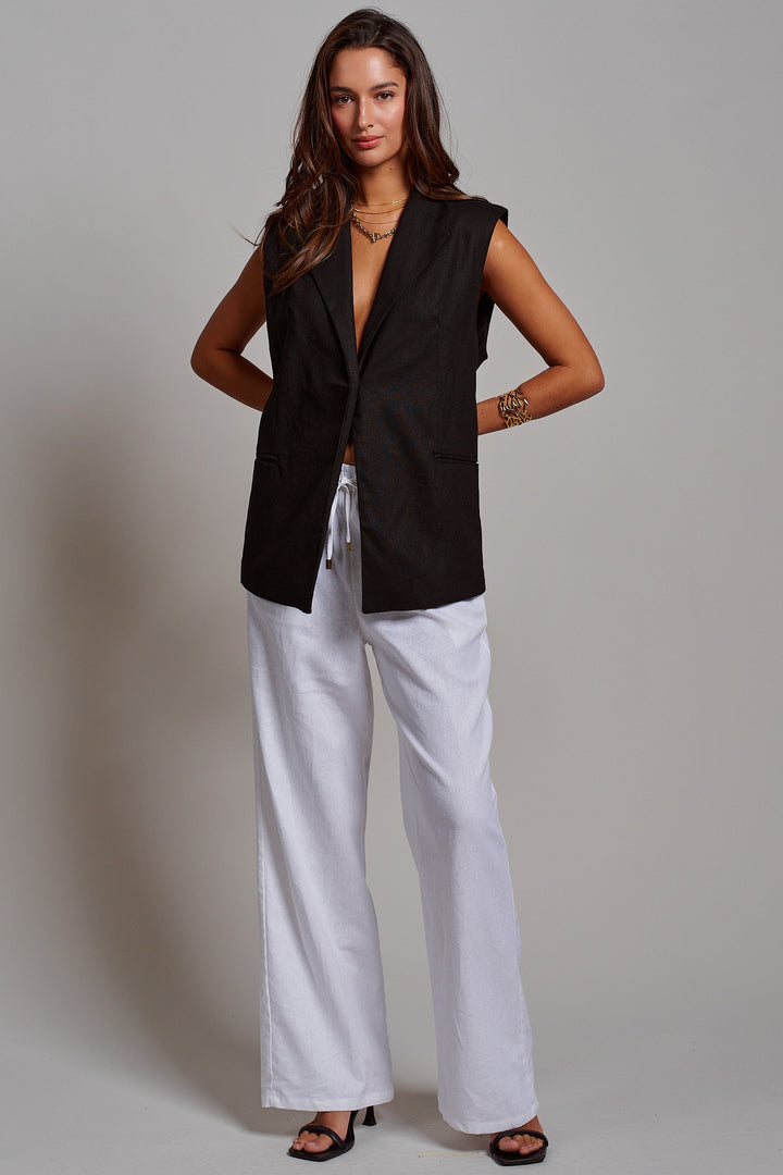 Riviera Tailored Vest in Black - Women's Wholesale Fashion | Trend Notes