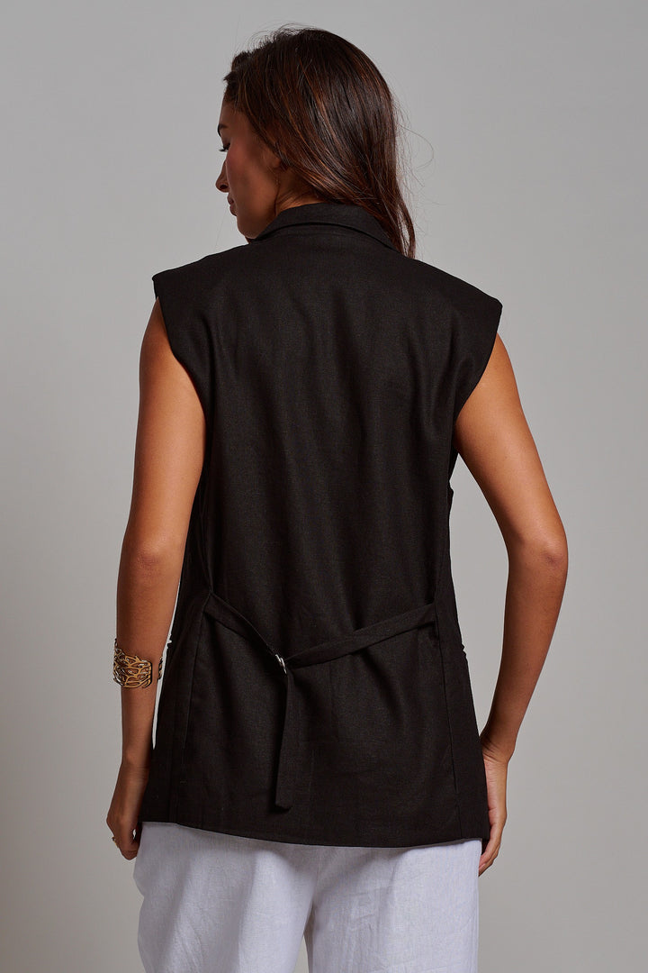 Riviera Tailored Vest in Black - Women's Wholesale Fashion | Trend Notes