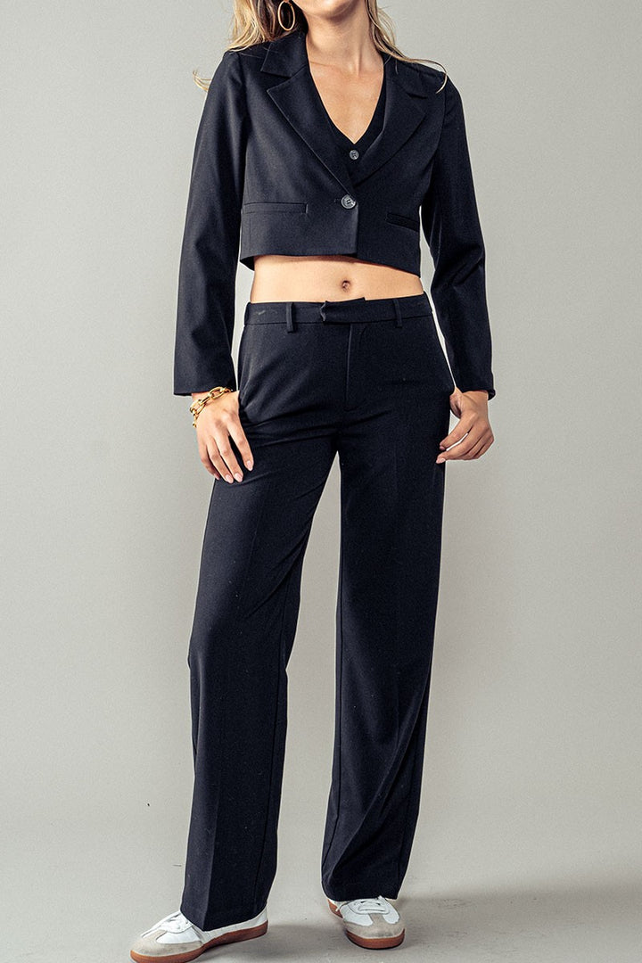 Prestige Power Blazer in Black - Women's Wholesale Jackets & Blazers | Trend Notes