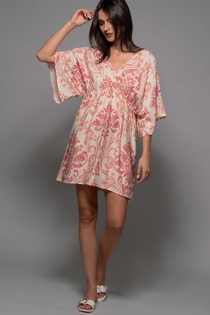 Porcelain Dreams Woven Dress in Fuschia - Women's Wholesale Cover-Ups & Throws | Trend Notes