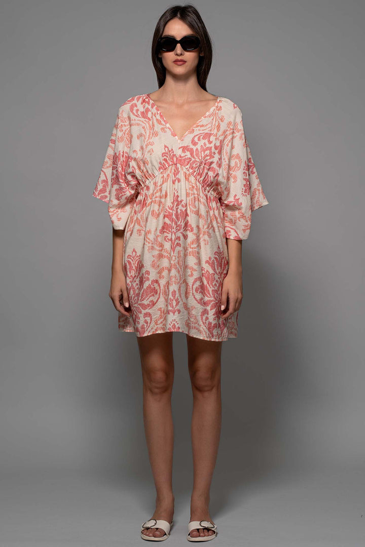 Porcelain Dreams Woven Dress in Fuschia - Women's Wholesale Cover-Ups & Throws | Trend Notes